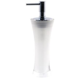 Free Standing Soap Dispenser Made From Thermoplastic Resins in Transparent Finish Gedy AU80-00
